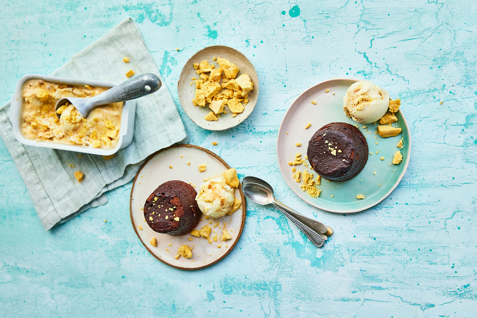 Molten Chocolate Puddings