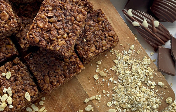 Leftover Easter Egg Chocolate Flapjacks