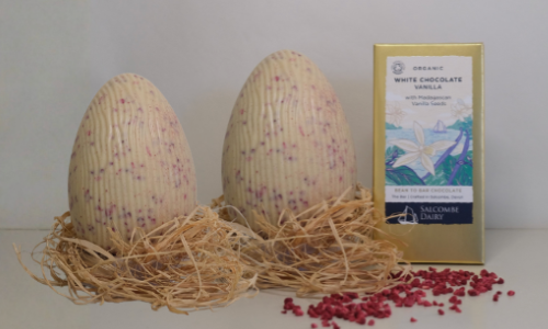 Dark Raspberry Eggs Back in Stock our White Raspberry Eggs – Salcombe Dairy